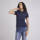 Polo Feminina New Holland Azul - Marmora