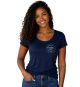 Camiseta Feminina Country Girl New Holland- Azul
