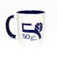 CANECA 350ML DE CERÂMICA - NEW HOLLAND 50 ANOS