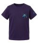 Camiseta Infantil Trator New Holland - Roxo