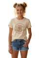 Camiseta Juvenil Lets Go Girls New Holland - Areia
