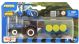 Miniatura Work Machines Tractor + Reboque Fardos - New Holland