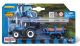 Miniatura Work Machines Trator+ Trailer Azul -  New Holland