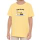 Camiseta Infantil Escavadeira Amarela